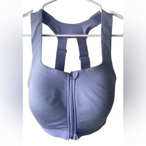 All in Motion Lilac Zip-Front Sports Bra